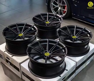 168 Jantes forgées légères personnalisées de 18, 19, 20, 21, 22 pouces, 5X112, 5x114.3, 5x120, 5 trous, jantes concaves profondes pour <span class=keywords><strong>BMW</strong></span> Mercedes-Benz - Product Image 1