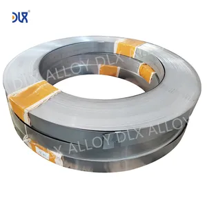 DLX कारखाने का तार शीट/निकल तांबे मिश्र धातु Monel 400 शीट 0.15x8mm उच्च शुद्धता निकल पट्टी