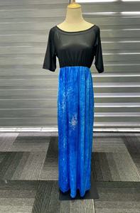 Nuovi Abiti <span class=keywords><strong>Lunghi</strong></span> Maxi Casual da Donna con Collo Rotondo e <span class=keywords><strong>Mezza</strong></span> <span class=keywords><strong>Manica</strong></span>, Stile Polinesiano, Motivi delle Isole del Pacifico - Product Image 4