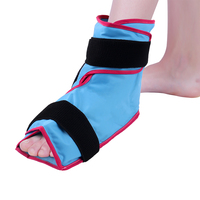 Botte de glace en nylon réglable Pack de thérapie chaude et froide réutilisable et durable flexible lorsque congelé avec sangle Velcro personnalisable