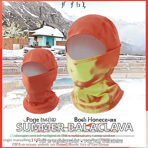 <span class=keywords><strong>Passamontagna</strong></span> impermeabile per la pesca di seta di ghiaccio in poliestere per la pesca estiva confortevole per sport ogni giorno sbuffo disegnato a mano - Product Image 2