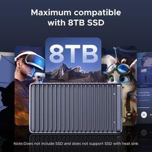 UGREEN 40Gbps M.2 NVMe アルミ製両面フィン放熱ノイズレスSSDケース Thunderbolt 4/3/USB4/3.2/2.0対応 - Product Image 5