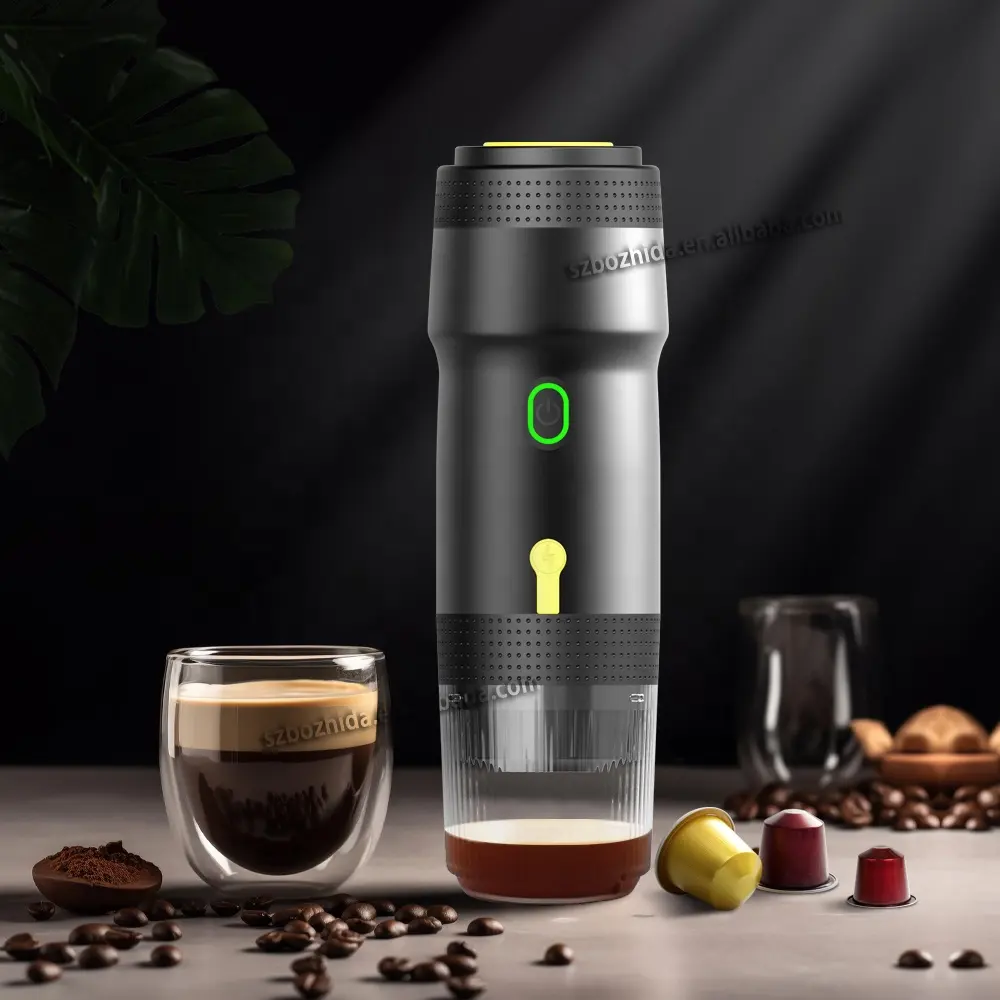 Cafetera Expresso automática 2 en 1, cafetera de batería portátil turca