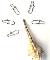YONGMIAO Aksesori Alat Pancing Jepret Duo, Aksesori Alat Pancing Stainless Steel dengan Cepat