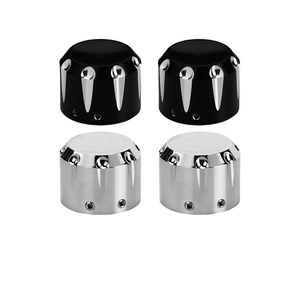 Pièces de moto, cache-axe Raindrop, adapté à la modification du cache-axe avant Harley, cache décoratif, cache-axe CNC - Product Image 2