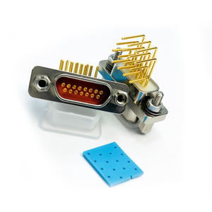 Conector de Aviación Serie J30J-15, Conectores Eléctricos Micro-D en Ángulo, Conector de 15 Pines J30J-15ZKW-J J30J-15ZKWP7 - Product Image 1