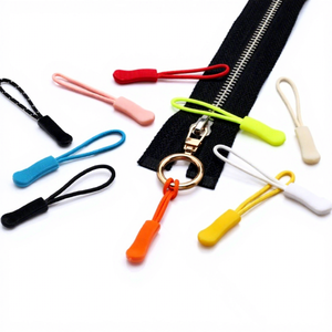 Красочные аксессуары на молнии из ПВХ, тянущие шнурки, моющиеся шнурки на молнии для сумки, сумки, палатки, одежда, обувь - Product Image 1