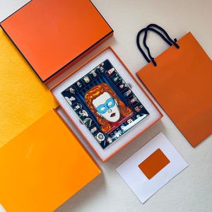 Cenicero Cuadrado de Cerámica Estilo Americano para Escritorio, Resistente a Altas Temperaturas, Diseño Decorativo Ecológico - Product Image 2