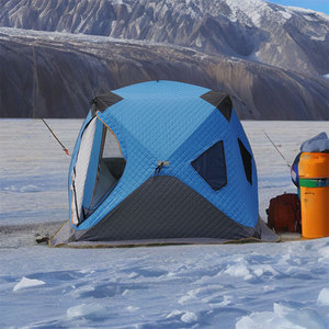 HOMFUL Portable 4 Person Ice Fishing <strong>Tent</strong> Insulated Ice Fishing Shelter Thermal Fishing <strong>Tent</strong> - Product Image 6