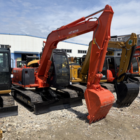 Mini-excavatrice d'occasion Doosan DX75/DX75-9C/DX75LC-9C avec poids opérationnel de 7,5 tonnes, moteur Yanmar, pompe Kawasaki, roulement, moteur