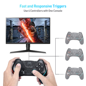 Wireless Game <strong>Controller</strong> Joystick Gamepad with Wake up and Six-Axis Gyro for Nintendo <strong>Switch</strong> Game Console - Product Image 4