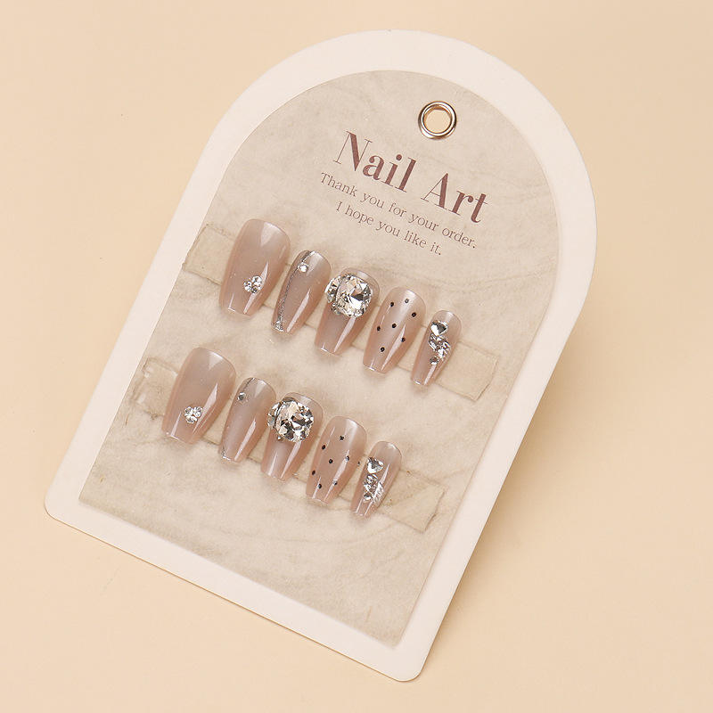 เล็บทำมือ1711กล่องขนาด10ชิ้น