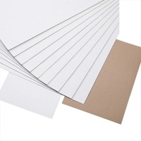Impression offset enduite de carton duplex recyclé de qualité industrielle Livraison rapide pour la doublure de vêtements