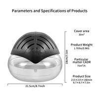 Humidificateur Portable OEM à Ultrasons avec Lampe UV, Purificateur d'Air Intelligent LED à Base d'Eau, Revitalisant et Désodorisant d'Arômes