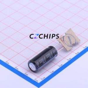 Condensador Electrolítico de Aluminio de Montaje Pasante EEUFS1C222LB, D10xL25mm 2200uF 20% 16V 2.47A-100kHz - Product Image 1