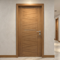 Porte intérieure en MDF insonorisée et ignifugée au design moderne de luxe STC 45 Acoustique pour hôtels, appartements, bureaux, écoles, hôpitaux, villas