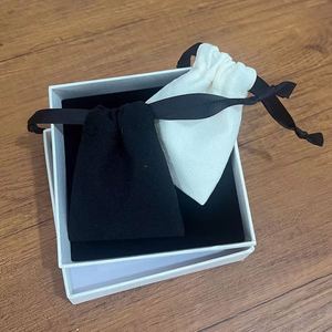 Premium Quality Small 100% Organic Cotton <b>Drawstring</b> Bag Pure Cotton Dust <b>Pouch</b> With Custom Design - Product Image 5