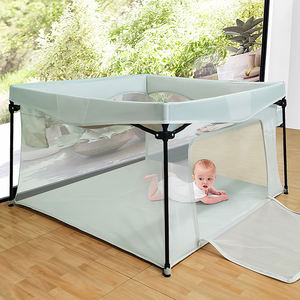 <span class=keywords><strong>Parc</strong></span> pour <span class=keywords><strong>bébé</strong></span> <span class=keywords><strong>pliable</strong></span> en métal de luxe personnalisé avec logo BONBONLE, abri d'intérieur avec pare-soleil 110x110x75CM - Product Image 3