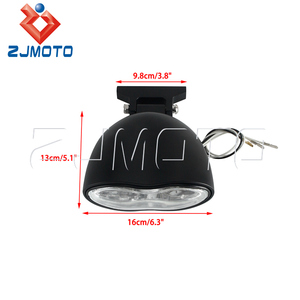 Faro doble impermeable para motocicleta ET Cyclops para Honda/Yamaha/<span class=keywords><strong>Kawasaki</strong></span>/Suzuki/<span class=keywords><strong>Victory</strong></span>/BMW/Triumph | Haz alto/bajo - Product Image 5