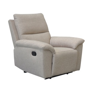<span class=keywords><strong>Fauteuil</strong></span> inclinable moderne en tissu avec porte-gobelet, cadre en bois manuel et fonction extensible, canapé individuel pour salon - Product Image 1