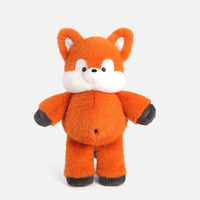 Boneka Tikus Lari Bordir Bobova, Isian Kapas PP, Kain Polyester Super Lembut, Bahan Mesh, Pereda Stres, Hadiah Ulang Tahun