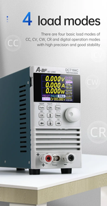 A-BF เครื่องวัดโหลดอิเล็กทรอนิกส์แบบช่องสัญญาณเดียว DCT184C หน้าจอสีเครื่องทดสอบความจุแบตเตอรี่กำลังไฟ 1-150V/0-40A/0-400W ความจุแบตเตอรี่ - Product Image 4