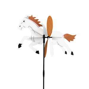 Groothandel Op Maat Dier Windmolen Speelgoed Decoratie Spinner Hond Paard Tuin Ornamenten Waterdichte Retro Stijl Digitaal Printen - Product Image 4