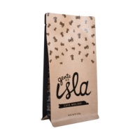 Sacs de stockage de café écologiques biodégradables d'imprimante emballage sac en papier kraft sac de café avec valve