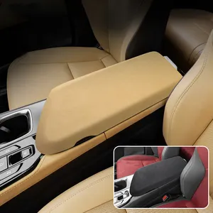 Couverture de boîte de rangement d'accoudoir central de voiture Ushilife Alcantara pour accessoire de voiture Lexus NX Series