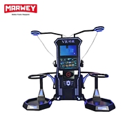 Marwey Immersive Entertainment Console de jeu VR pour 2 joueurs, jeux 9D, plateforme de réalité virtuelle, simulateur de machine