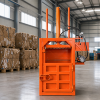 Presse à balles hydraulique verticale économique et facile à utiliser pour le compactage de déchets de carton et de bouteilles en plastique