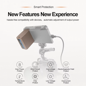 Batterie NP-F980 TNP-F970 NP-F970 6600mAh avec câble de charge rapide TYPE-C USB-C pour batterie <span class=keywords><strong>Sony</strong></span> NP F970 F960 F750 F550 - Product Image 4