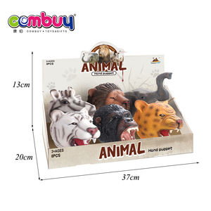 Marionnette à main en plastique réaliste d'animaux sauvages avec 6 pièces - Product Image 6