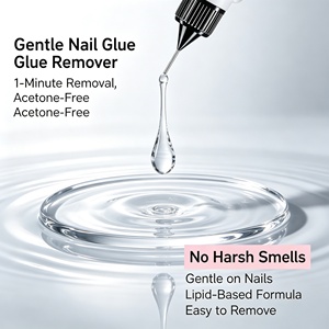 Removedor de Pegamento Semisólido para Uñas con Boquilla Puntiaguda, Kit Portátil para Uñas de Gel, Secado Rápido, Sin Necesidad de Lámpara UV - Product Image 4
