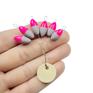 Vente en gros de bouées Bobber Stops Foam Plastic et EPS Flotteurs pour la pêche en ligne Space Beans - Product Image 1