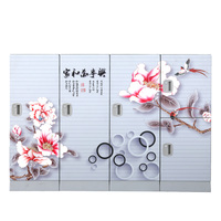Armoire multifonction robuste à 1 compartiment en plastique ABS avec système de verrouillage durable et éléments de meuble moulés