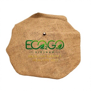 Outdoor Coir <b>Parasol</b> | Natural Coconut Fiber Woven Beach & Garden Shade Umbrella Made in Vietnam - Product Image 1