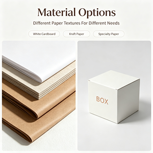Caja de Papel Rígido Personalizada, Caja de Regalo Plegable, Cartón de Embalaje para Ropa, Joyería y Comercio Minorista - Product Image 5