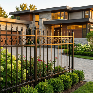 Clôture <span class=keywords><strong>tubulaire</strong></span> en acier galvanisé à chaud, à sommet plat ou à pointe, <span class=keywords><strong>pour</strong></span> <span class=keywords><strong>piscine</strong></span> et jardin, en vente, fournisseur chinois - Product Image 2