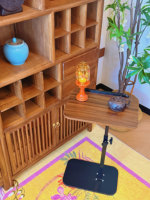 Table Basse Commerciale Personnalisée en Bois et Métal, Réglable et Durable, pour Balcon et Salle à Manger – Vente en Gros