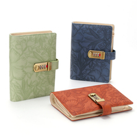 Libreta de Joyería de PU con Diseño Floral en Relieve, de Alta Calidad y Exclusiva, para Regalos Corporativos Promocionales y Obsequios Navideños
