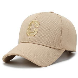 Cappello da papà in cotone a 6 pannelli con Logo ricamato con lettera <span class=keywords><strong>C</strong></span>, berretto da Baseball per camion ricamato con toppa da uomo - Product Image 2