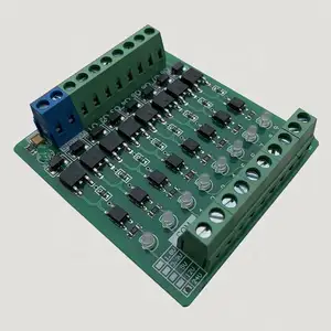 Controlador de válvula eletromagnética mcu plc mos, placa de amplificador de transistor, entrada totalmente compatível com pnp ou saída npn 3.3-24v