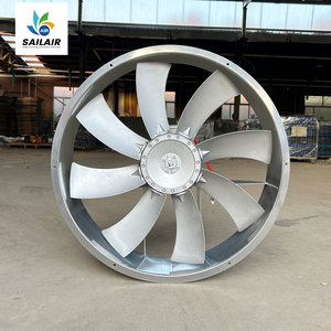 Ventilador Axial Industrial Eléctrico <span class=keywords><strong>de</strong></span> Alta <span class=keywords><strong>Temperatura</strong></span> GKF <span class=keywords><strong>de</strong></span> 600 mm, 1.4 kW, 23 Aspas, con Soporte ODM para Secado - Product Image 4