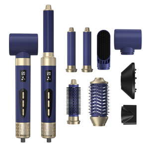 เครื่องหนีบผมตรงพร้อมหัวเป่าลม8 in 1, ที่ม้วนผมอัตโนมัติพร้อมหัวฉีดกระจายลม - Product Image 1