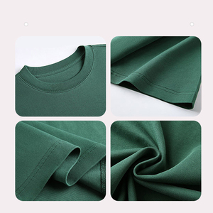 Bas quantité minimale de commande personnalisé de haute qualité hommes luxe lourd Polyester coton surdimensionné t-shirt blanc O cou lourd surdimensionné Boxy t-shirt - Product Image 4