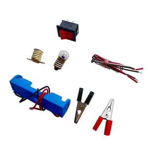 Kit di esperimento per progetti di scuola di scienza lampadina circuito elettrico fisica Kit di Hobby elettronico educativo