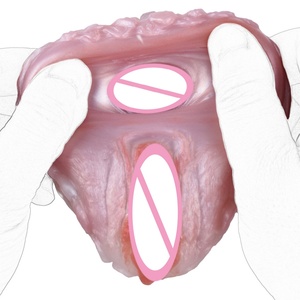 Masturbador Masculino de Silicona Líquida de Doble Canal YOCY Fantasy Animal Stroker, Vagina y Ano Realistas de Color Rosa, Pocket Pussy - Product Image 1