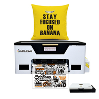 Graphking A4 A3 tamaño único XP600 cabezal DTF impresora impresión camiseta ropa prendas telas Plotter máquina con horno