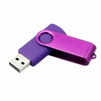 Usb flash memori murah dan populer USB 2.0 2Gb 4Gb 8gb 16gb 32gb putar Usb Flash Drive kustom logo Pen Drive